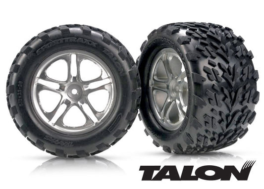 Traxxas 5174A T&W Ss Stn 3.8 Whl/Talon Tire