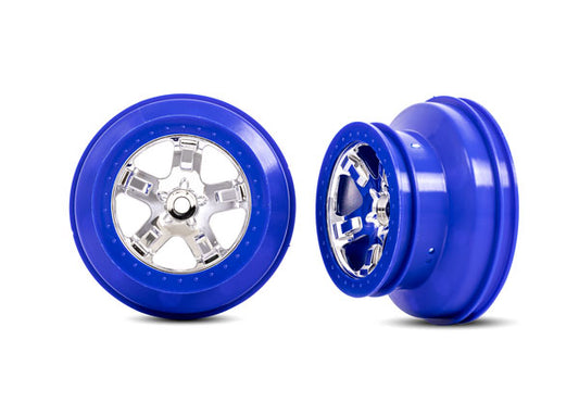 Traxxas 5868A Wheels Sct Chrm Blu Bdlk 4Wd