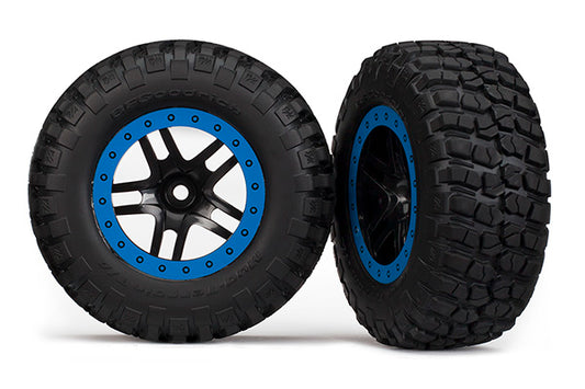 Traxxas 5883A T&W Ss Black ,Blue/Sct Mt Tire