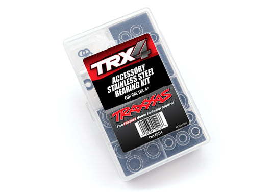 Traxxas 8214 Ball Bearing Kit Stainless Trx-4 Cmplt